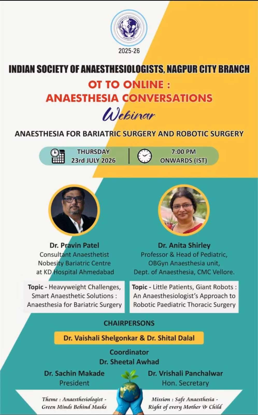 Anaesthesia for Bariatric Surgery and Robotic Surgery