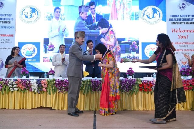 5 Dr.Kiran Vyawahare installed as President